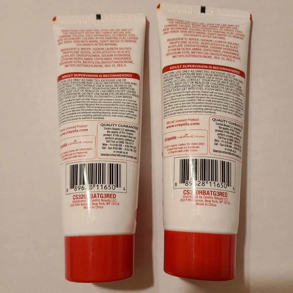 CRAYOLA FINGER PAINT SOAP - RED
